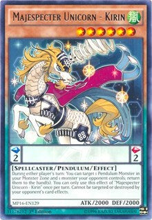 Majespecter Unicorn - Kirin [MP16-EN129] Rare | North Game Den