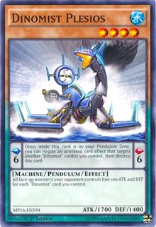 Dinomist Plesios [MP16-EN194] Common | North Game Den