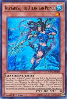 Neptabyss, the Atlantean Prince [MP16-EN236] Ultra Rare | North Game Den