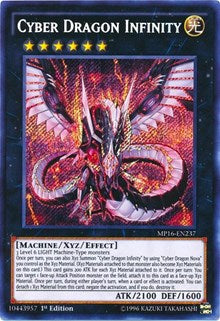 Cyber Dragon Infinity [MP16-EN237] Secret Rare | North Game Den