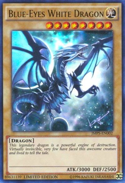 Blue-Eyes White Dragon (JMPS-EN002) [JMPS-EN002] Ultra Rare | North Game Den