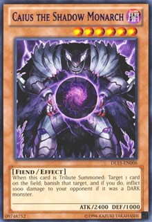 Caius the Shadow Monarch (Purple) [DL15-EN006] Rare | North Game Den