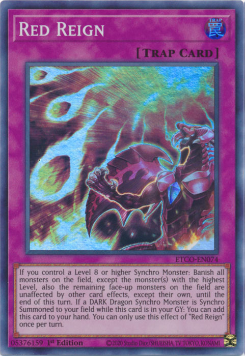 Red Reign [ETCO-EN074] Super Rare | North Game Den