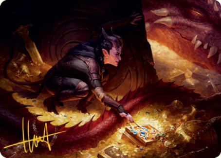 Hoard Robber Art Card (Gold-Stamped Signature) [Dungeons & Dragons: Adventures in the Forgotten Realms Art Series] | North Game Den