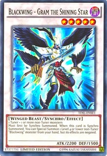 Blackwing - Gram the Shining Star [TDIL-ENSE1] Super Rare | North Game Den