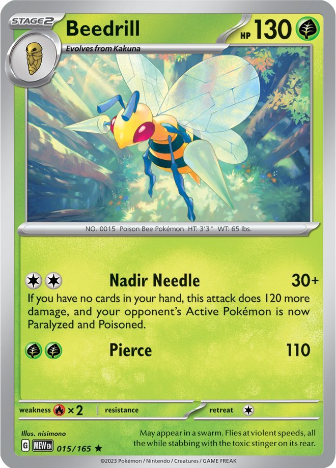 Beedrill (015/165) [Scarlet & Violet: 151] | North Game Den