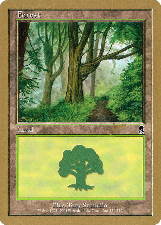 Forest (rl350) (Raphael Levy) [World Championship Decks 2002] | North Game Den