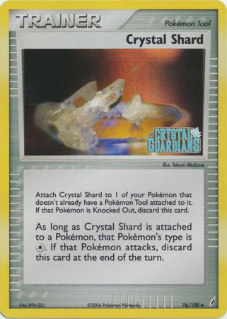 Crystal Shard (76/100) (Stamped) [EX: Crystal Guardians] | North Game Den