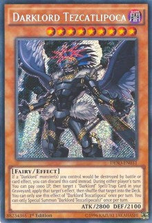 Darklord Tezcatlipoca [DESO-EN031] Secret Rare | North Game Den