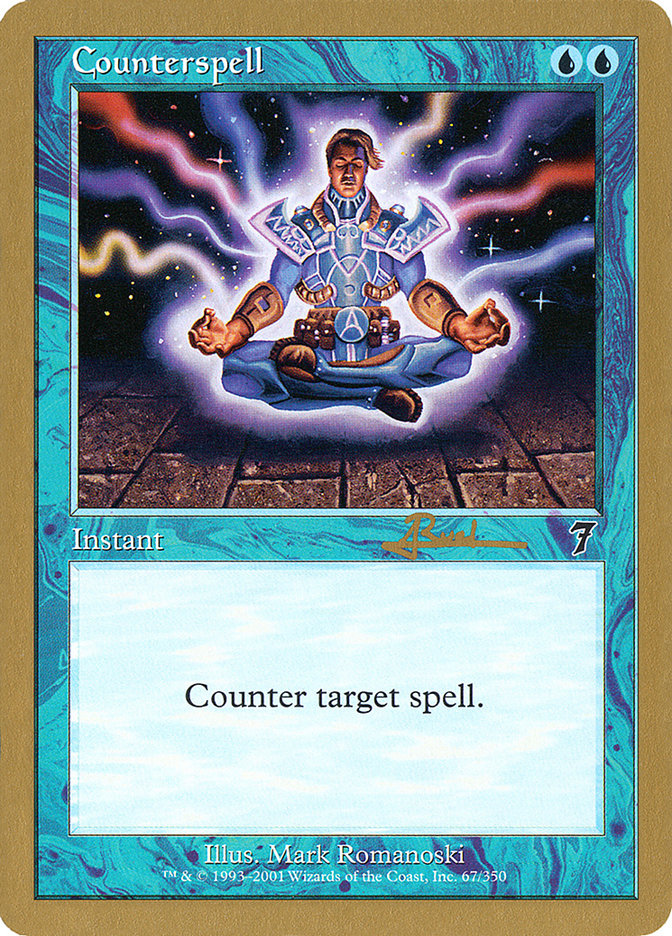 Counterspell (Antoine Ruel) (7ED) [World Championship Decks 2001] | North Game Den