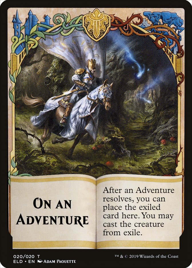 On an Adventure [Throne of Eldraine Tokens] | North Game Den