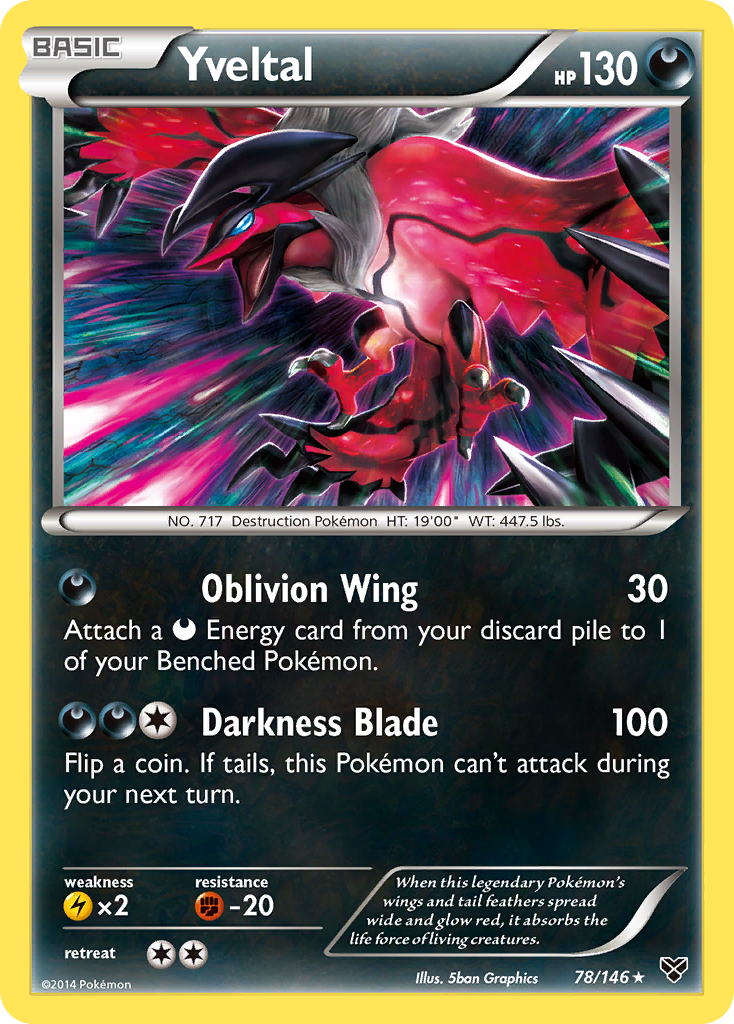 Yveltal (78/146) [XY: Base Set] | North Game Den