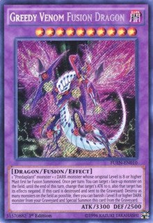 Greedy Venom Fusion Dragon [FUEN-EN010] Secret Rare | North Game Den