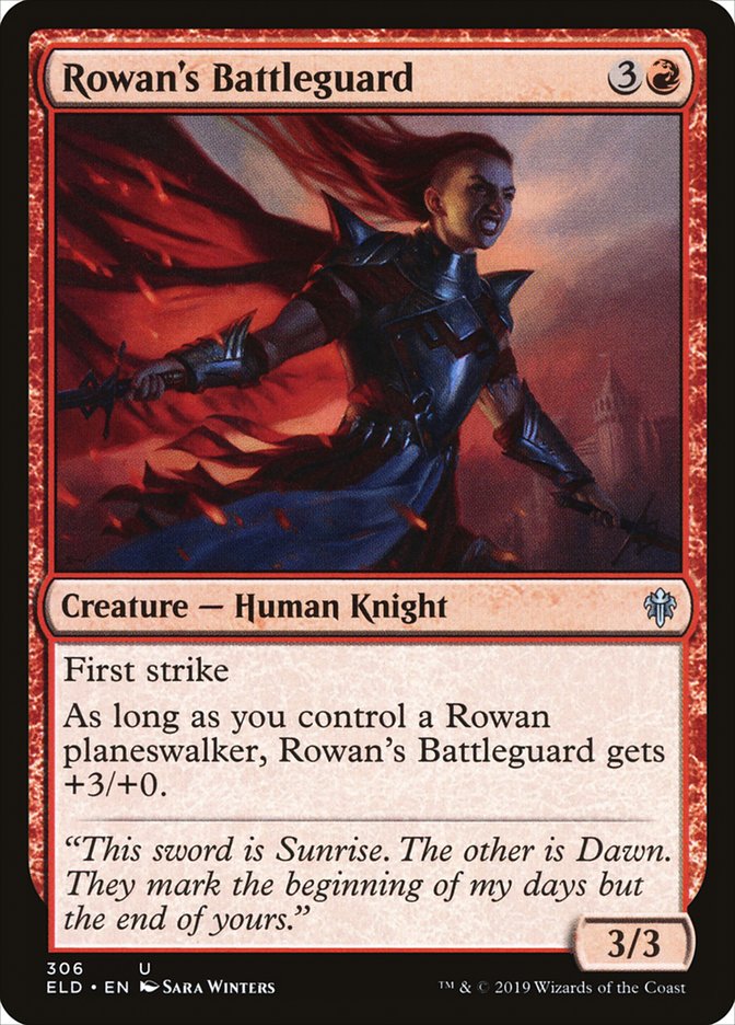 Rowan's Battleguard [Throne of Eldraine] | North Game Den