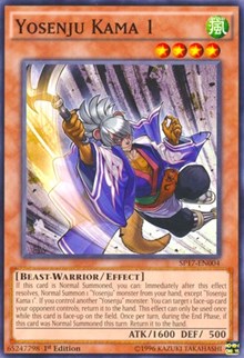 Yosenju Kama 1 (Starfoil) [SP17-EN004] Starfoil Rare | North Game Den