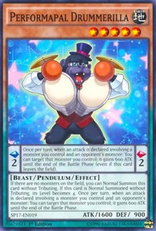 Performapal Drummerilla (Starfoil) [SP17-EN019] Starfoil Rare | North Game Den