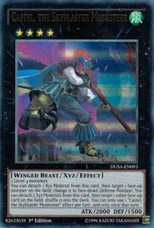 Castel, the Skyblaster Musketeer [DUSA-EN093] Ultra Rare | North Game Den