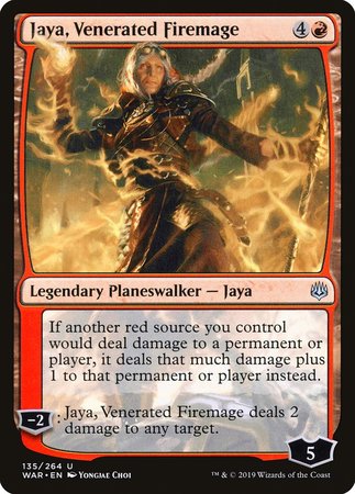 Jaya, Venerated Firemage [War of the Spark] | North Game Den