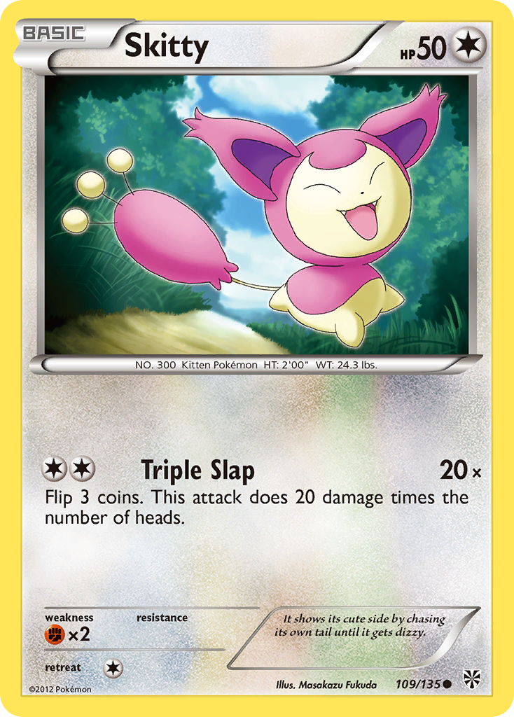 Skitty (109/135) [Black & White: Plasma Storm] | North Game Den