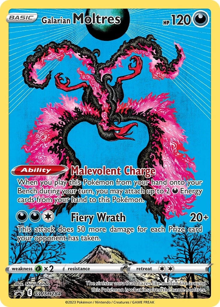 Galarian Moltres (SWSH284) [Sword & Shield: Black Star Promos] | North Game Den