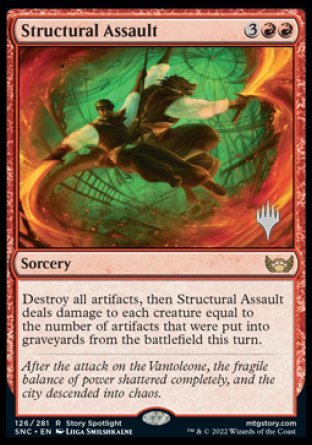 Structural Assault (Promo Pack) [Streets of New Capenna Promos] | North Game Den