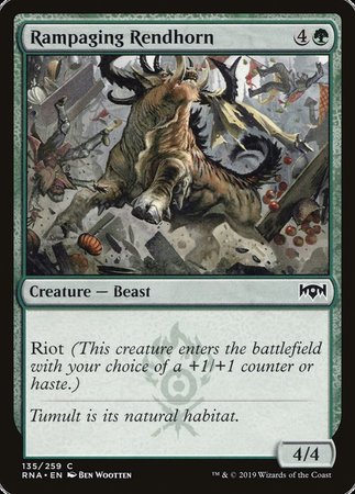 Rampaging Rendhorn [Ravnica Allegiance] | North Game Den