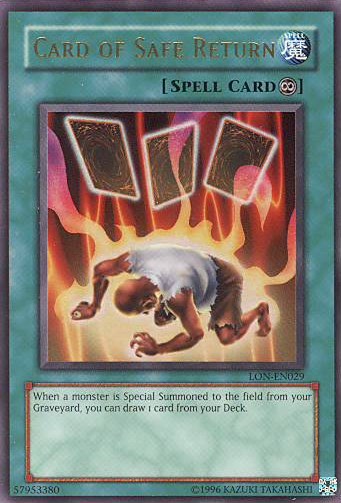 Card of Safe Return [LON-EN029] Ultra Rare | North Game Den