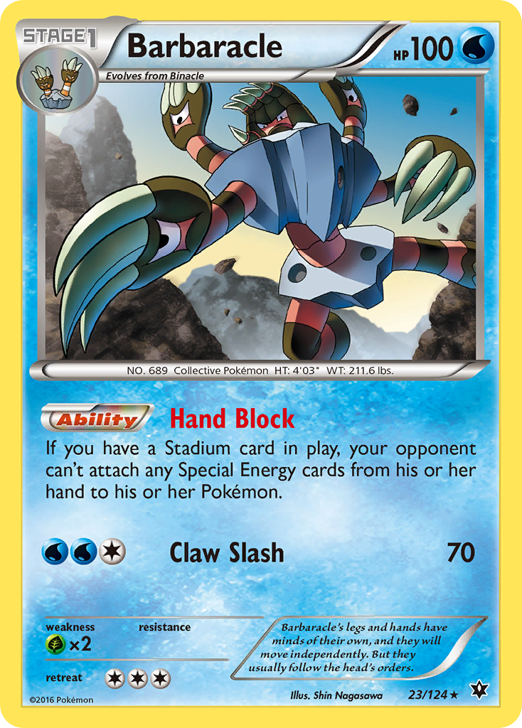 Barbaracle (23/124) [XY: Fates Collide] | North Game Den