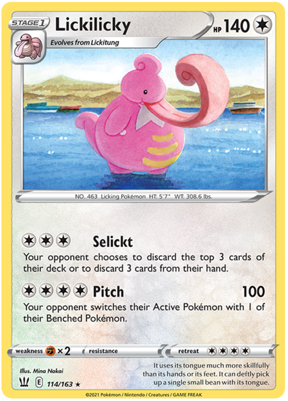 Lickilicky (114/163) [Sword & Shield: Battle Styles] | North Game Den