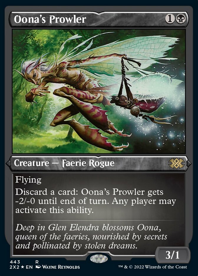 Oona's Prowler (Foil Etched) [Double Masters 2022] | North Game Den