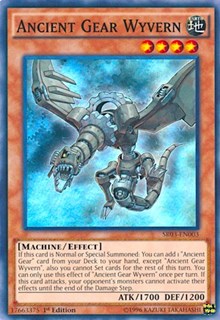Ancient Gear Wyvern [SR03-EN003] Super Rare | North Game Den