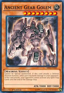 Ancient Gear Golem [SR03-EN005] Common | North Game Den