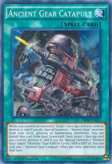 Ancient Gear Catapult [SR03-EN021] Super Rare | North Game Den