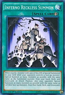 Inferno Reckless Summon [SR03-EN030] Common | North Game Den