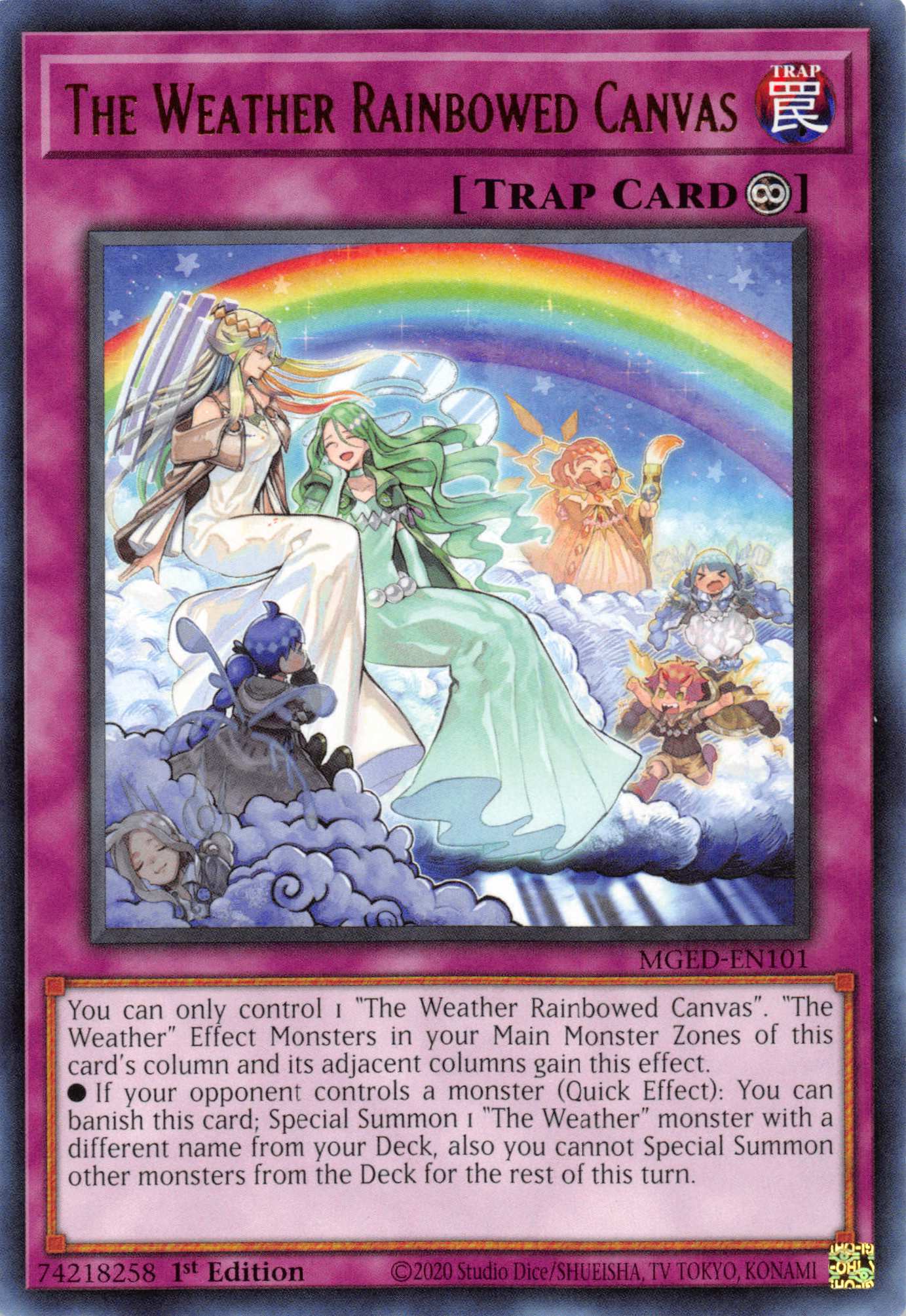 The Weather Rainbowed Canvas [MGED-EN101] Rare | North Game Den