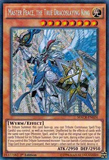 Master Peace, the True Dracoslaying King [MACR-EN024] Secret Rare | North Game Den