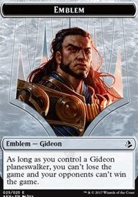 Emblem - Gideon of the Trials // Zombie Token [Amonkhet] | North Game Den