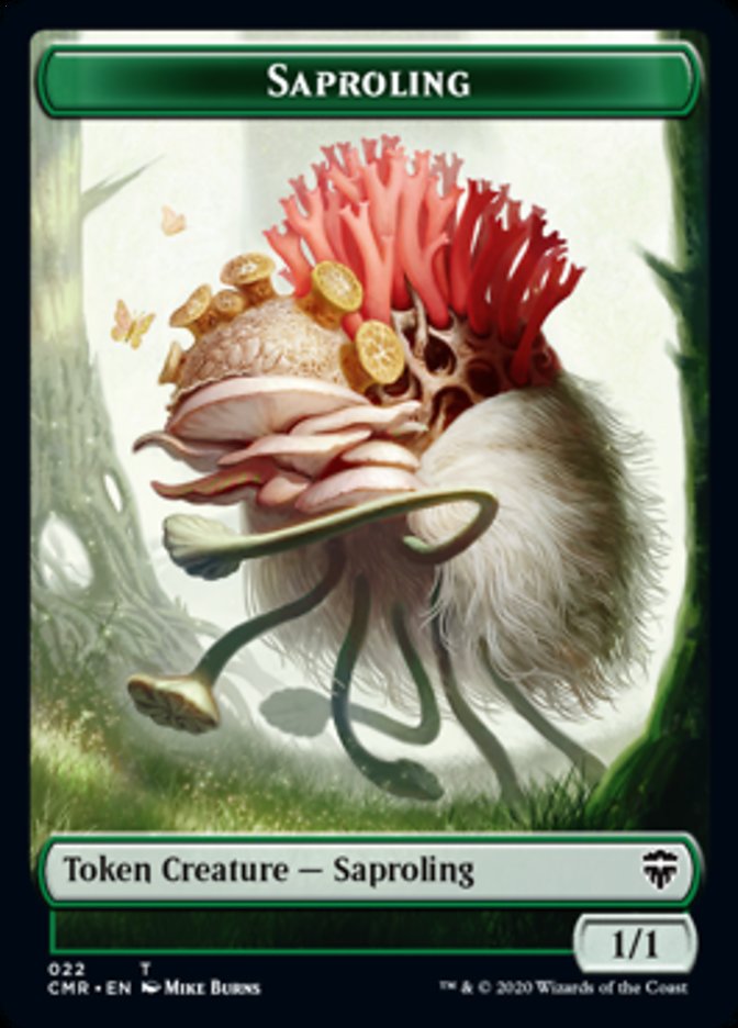 Illusion // Saproling Token [Commander Legends Tokens] | North Game Den