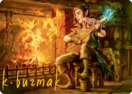 Wish Art Card (Gold-Stamped Signature) [Dungeons & Dragons: Adventures in the Forgotten Realms Art Series] | North Game Den