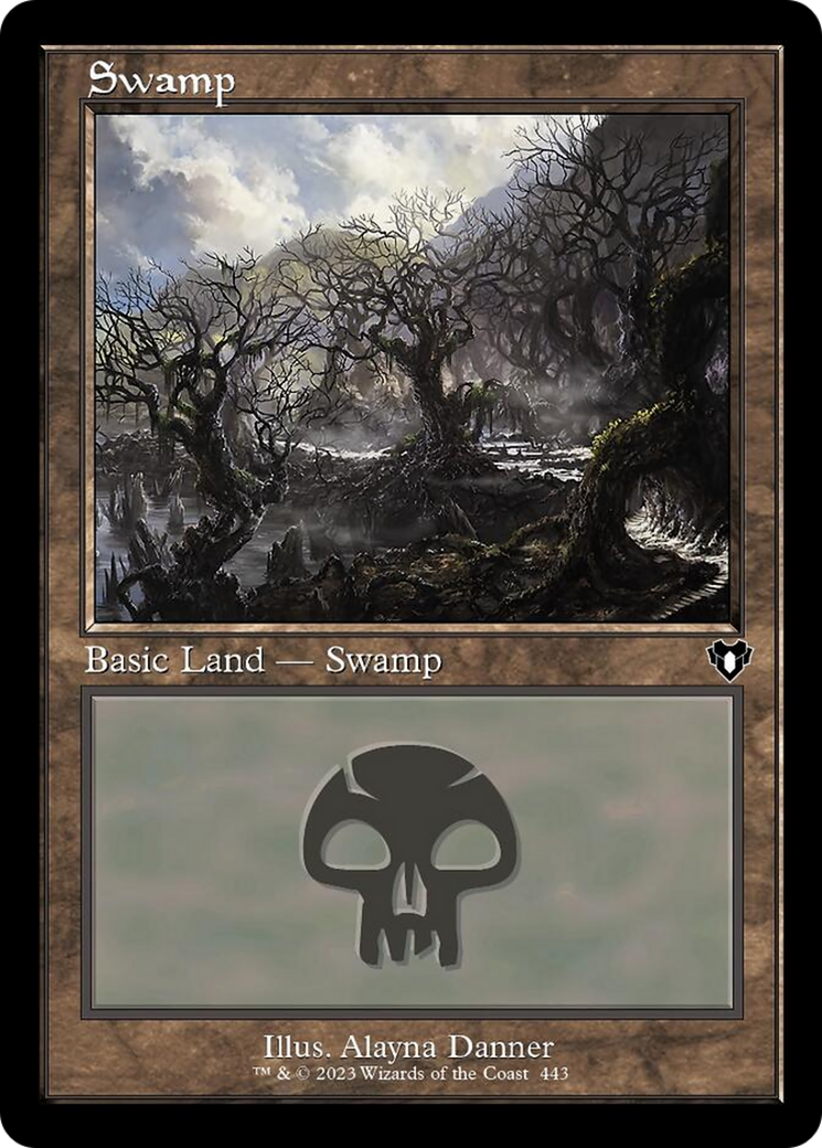 Swamp (443) (Retro) [Commander Masters] | North Game Den