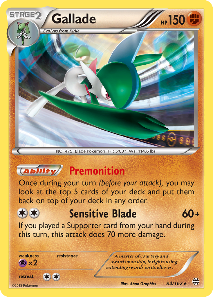 Gallade (84/162) [XY: BREAKthrough] | North Game Den