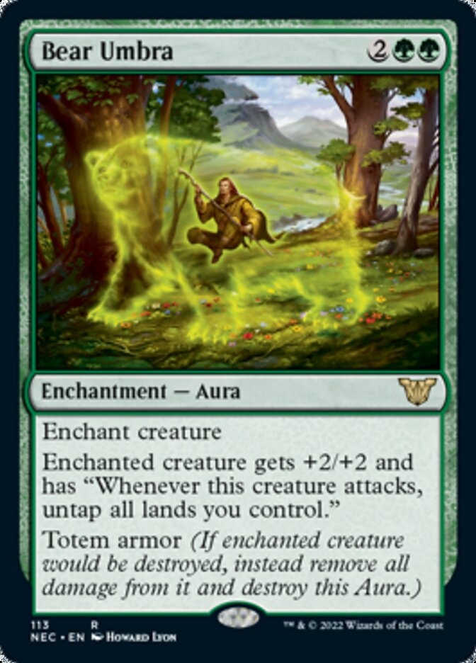 Bear Umbra [Kamigawa: Neon Dynasty Commander] | North Game Den