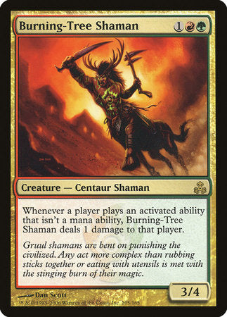 Burning-Tree Shaman [Guildpact] | North Game Den