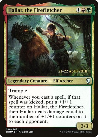 Hallar, the Firefletcher [Dominaria Promos] | North Game Den