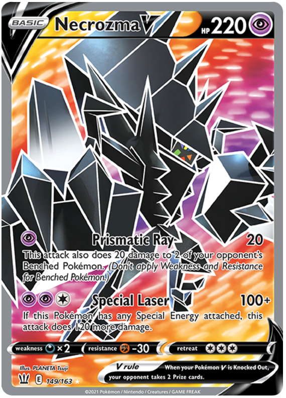 Necrozma V (149/163) [Sword & Shield: Battle Styles] | North Game Den