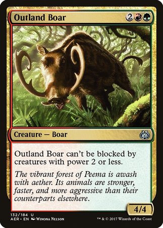 Outland Boar [Aether Revolt] | North Game Den