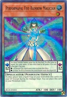 Performapal Five-Rainbow Magician [BLLR-EN005] Ultra Rare | North Game Den