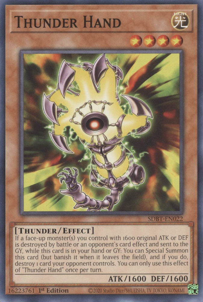 Thunder Hand [SDBT-EN022] Common | North Game Den