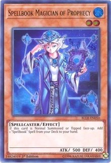 Spellbook Magician of Prophecy [BLLR-EN050] Ultra Rare | North Game Den