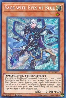 Sage with Eyes of Blue [BLLR-EN055] Secret Rare | North Game Den